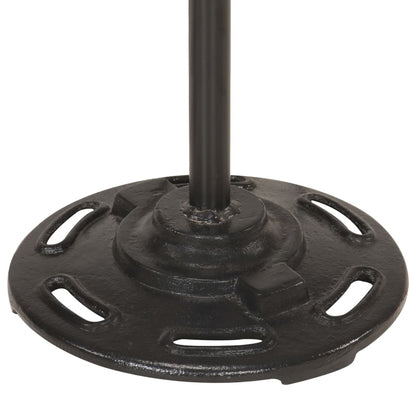 Floor lamp 2-bulb black E27 cast iron