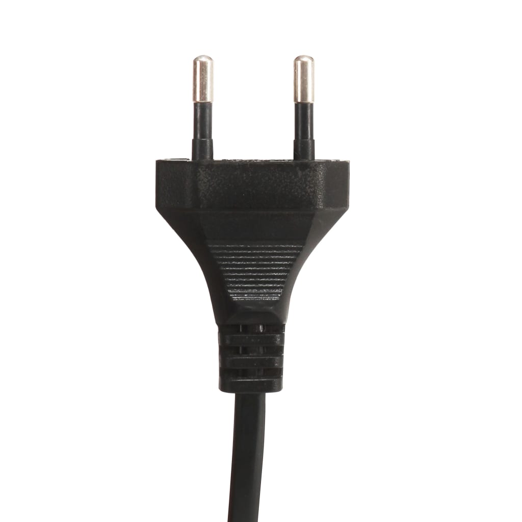 Floor lamp 2-bulb black E27 cast iron