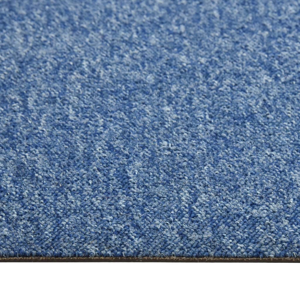 Carpet tiles 20 pcs. 5 m² 50x50 cm blue
