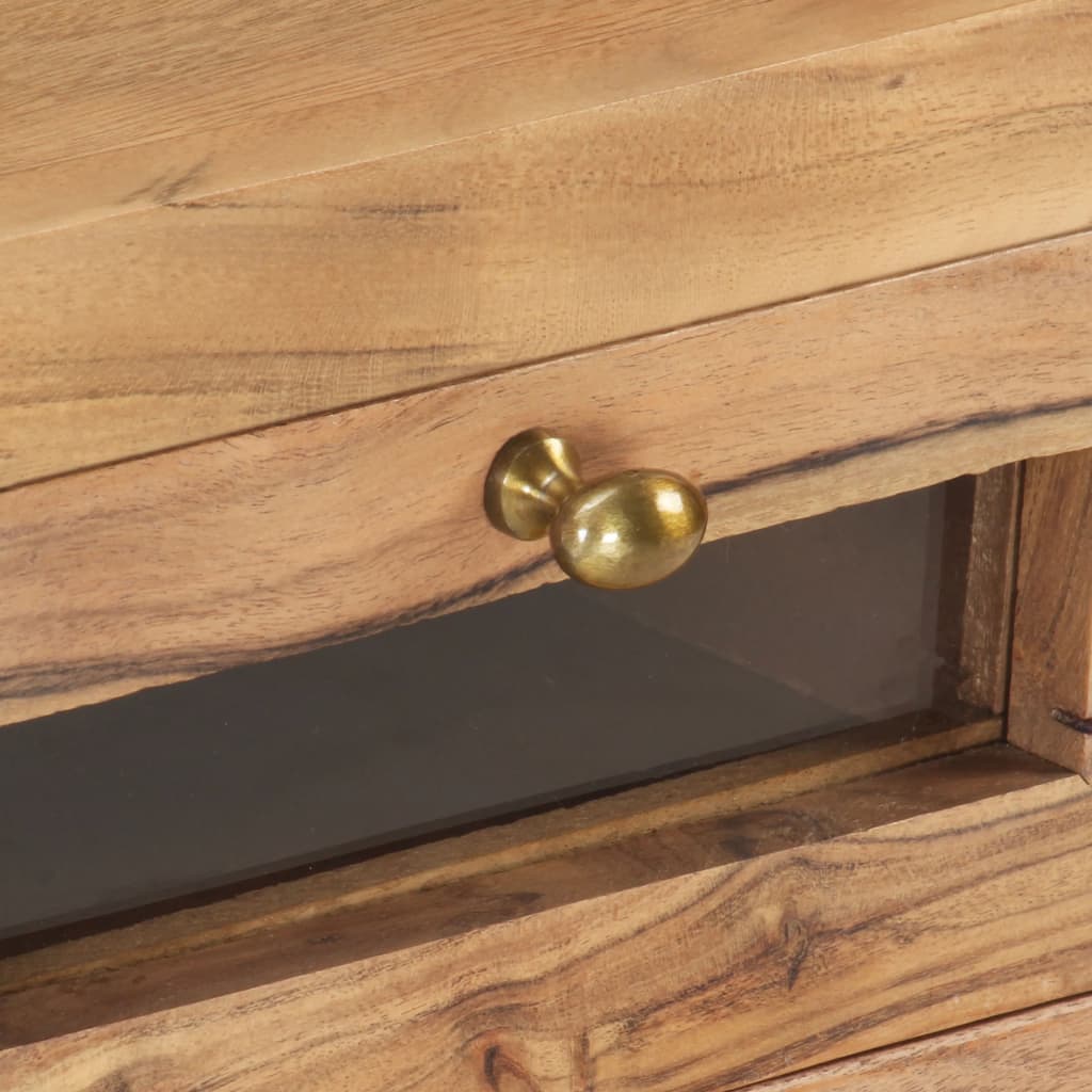 Komoda za TV 110x30x40 cm puno bagremovo drvo