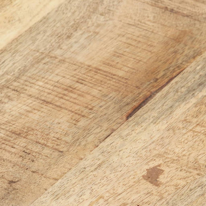 Couchtisch Grau 68x68x30 cm Massivholz Mango