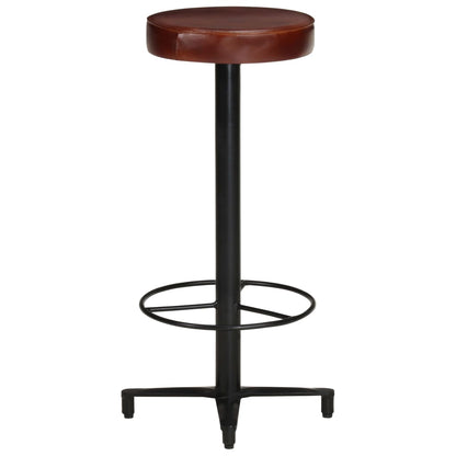 Bar stools 2 pcs. 76 cm genuine leather