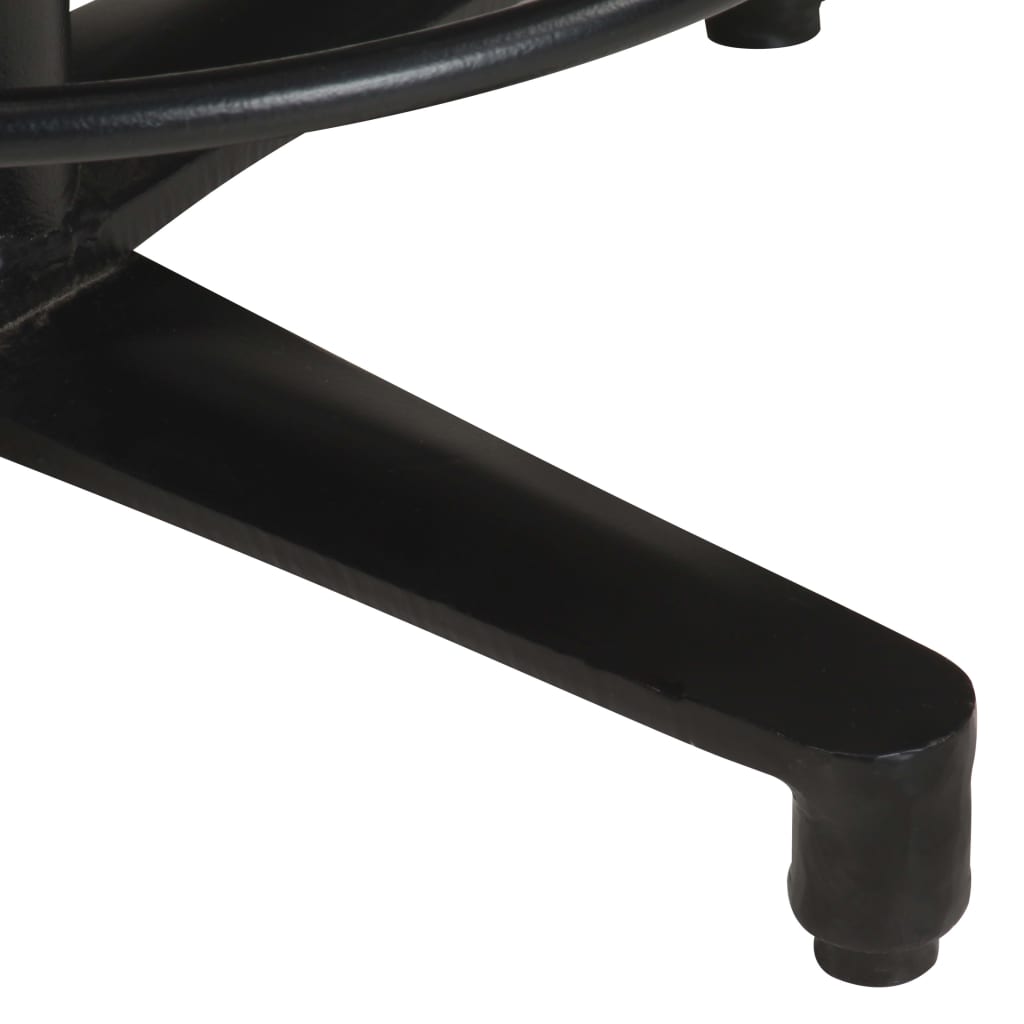 Bar stools 2 pcs. 76 cm genuine leather