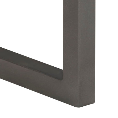 Cantilever chair 2 pcs. Brown genuine leather