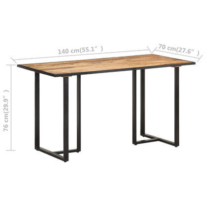 Dining table 140 cm rough mango wood