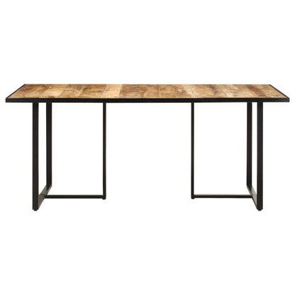 Dining table 180 cm rough mango wood