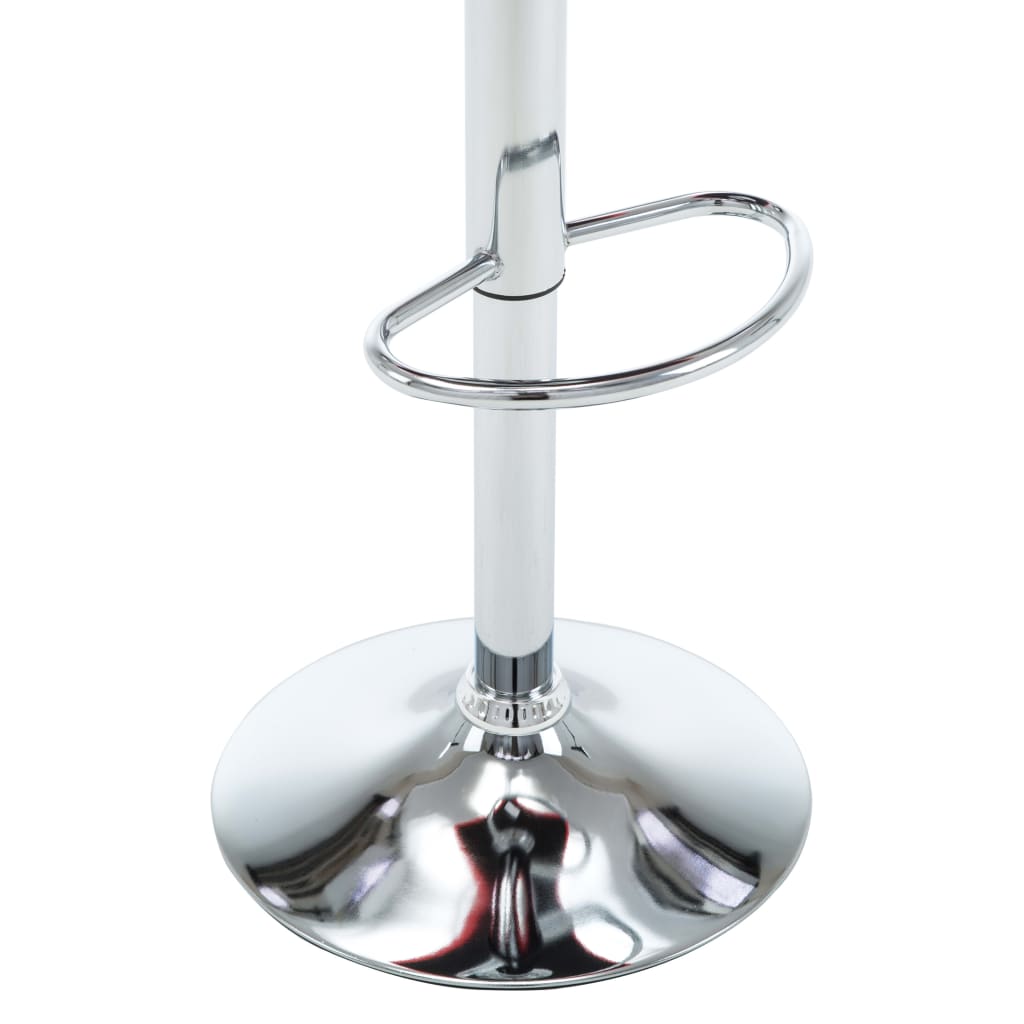 Bar stools 2 pcs. Black faux leather