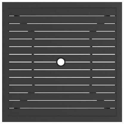 Gartentisch Anthrazit 81,5x81,5x72 cm Stahl