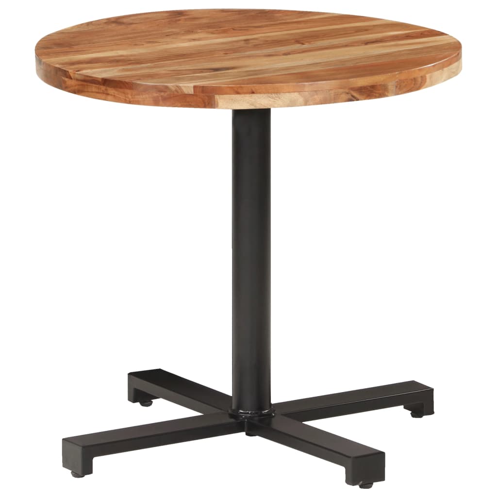 Bistro table round Ø80x75 cm acacia solid wood