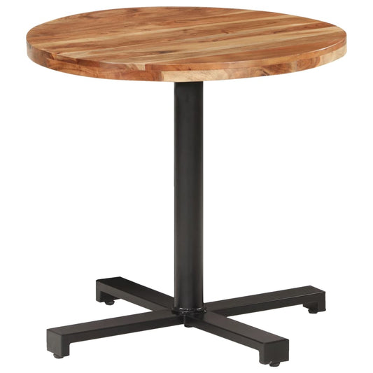 Bistro table round Ø80x75 cm acacia solid wood