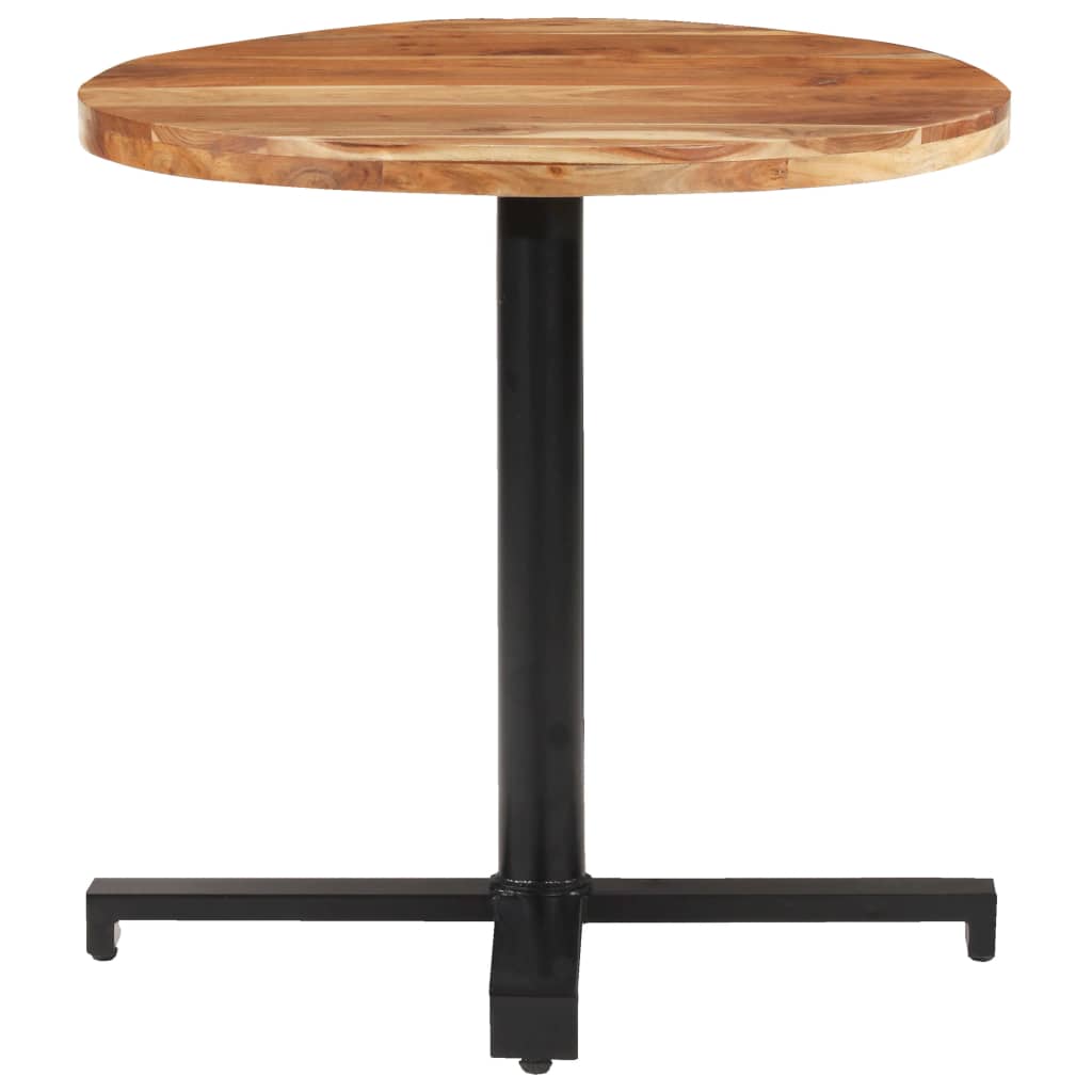 Bistro table round Ø80x75 cm acacia solid wood