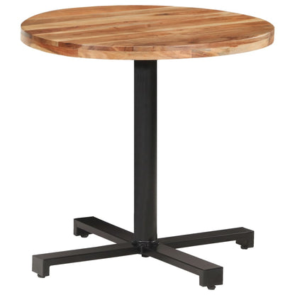 Bistro table round Ø80x75 cm acacia solid wood