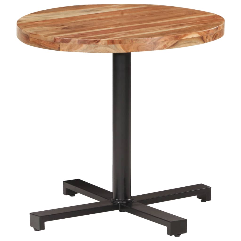 Bistro table round Ø80x75 cm acacia solid wood