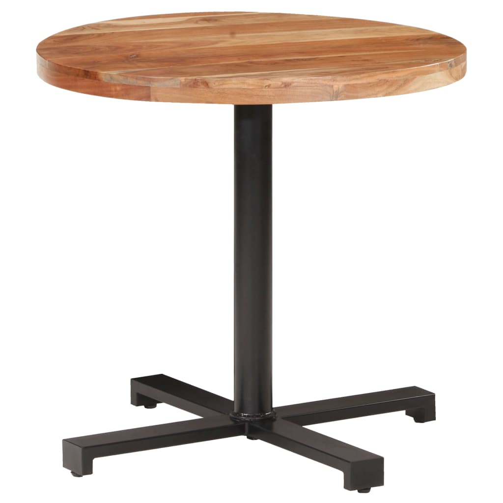 Bistro table round Ø80x75 cm acacia solid wood
