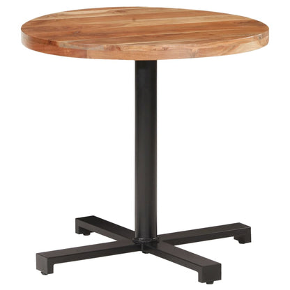 Bistro table round Ø80x75 cm acacia solid wood