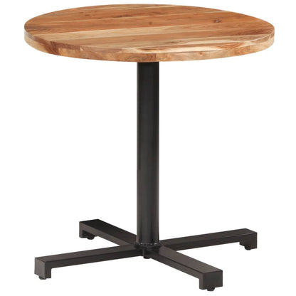 Bistro table round Ø80x75 cm acacia solid wood
