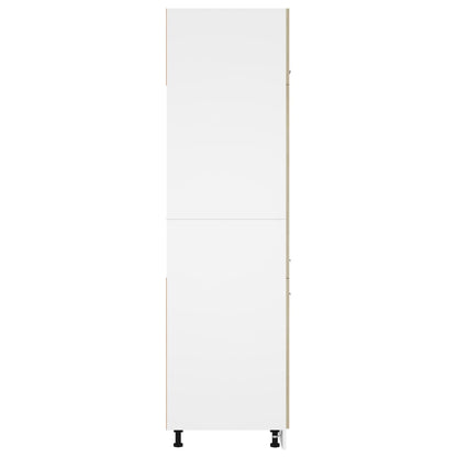 Refrigerator conversion cabinet Sonoma oak 60x57x207 cm wood material