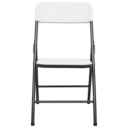 Gartenstühle Klappbar 4 Stk. HDPE Weiß