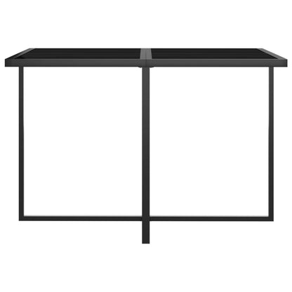 5 kom. Vrtna blagovaonska garnitura s jastucima od poliratana u sivoj boji