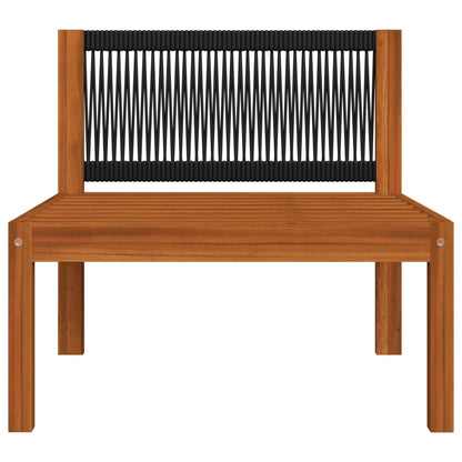 11 kom. Vrtna garnitura za sjedenje s jastucima od krem ​​bijelog punog drva akacije