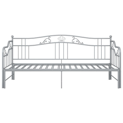 Okvir kauča na razvlačenje sivi metal 90x200 cm