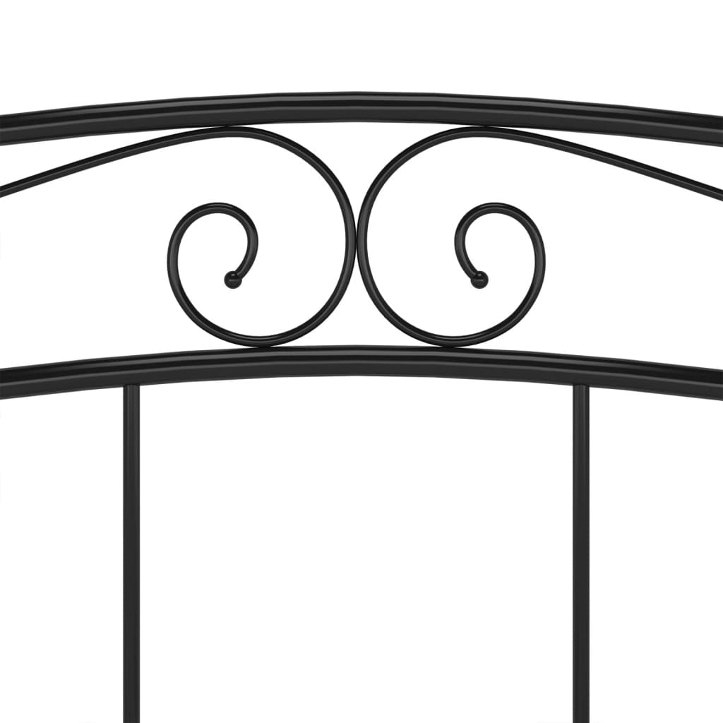 Bed Black Metal 140x200 cm