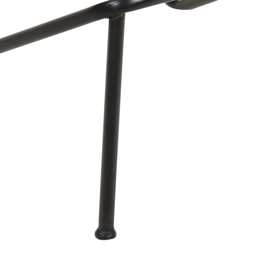 Bar stools 4 pcs. Brown genuine leather