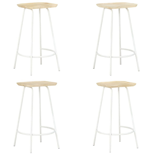 Barske stolice 4 kom Mango puno drvo