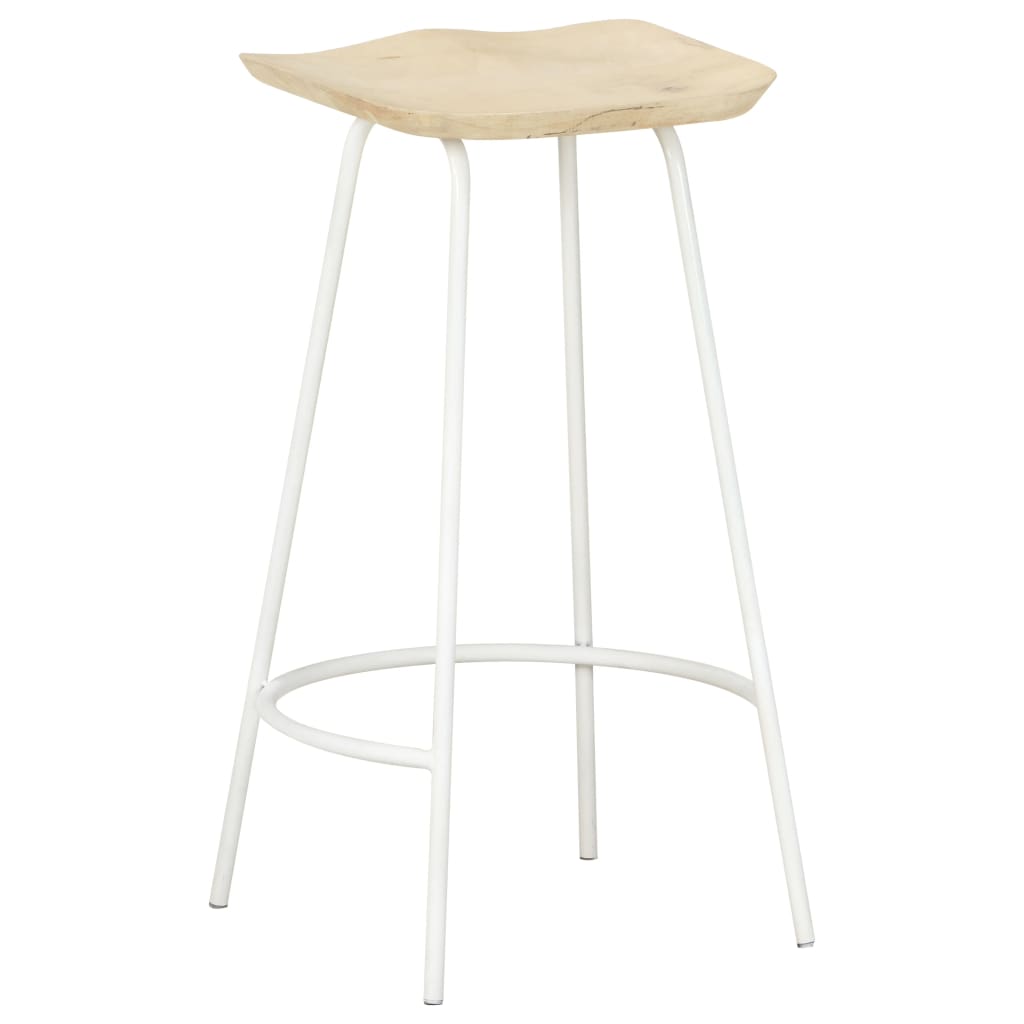 Bar stools 4 pcs. Mango solid wood