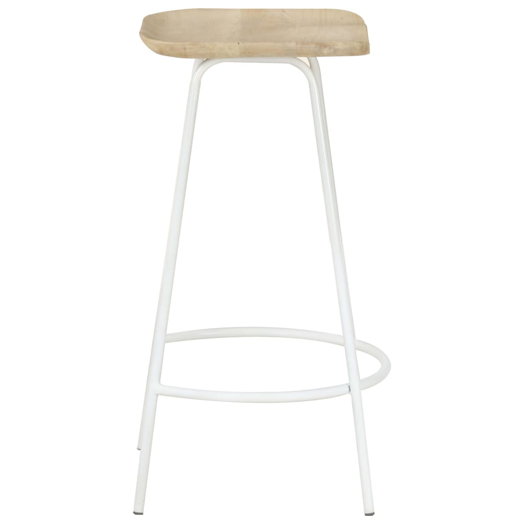 Bar stools 4 pcs. Mango solid wood