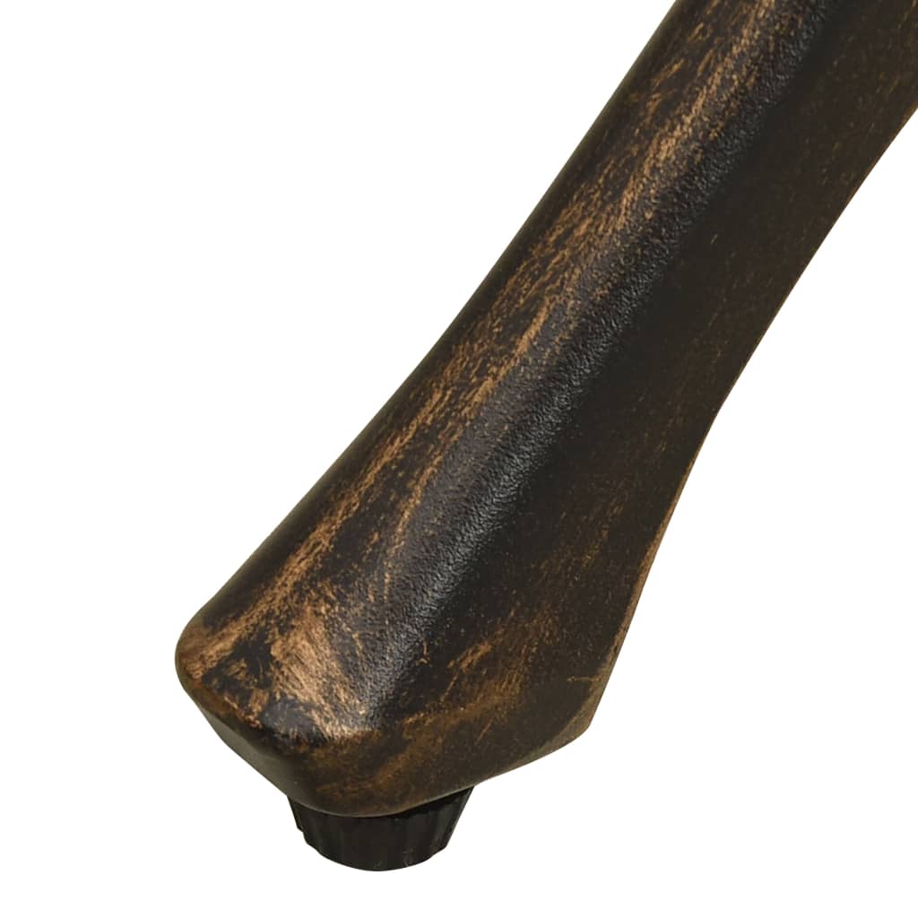 Brončani vrtni stol 78x78x72 cm od lijevanog aluminija