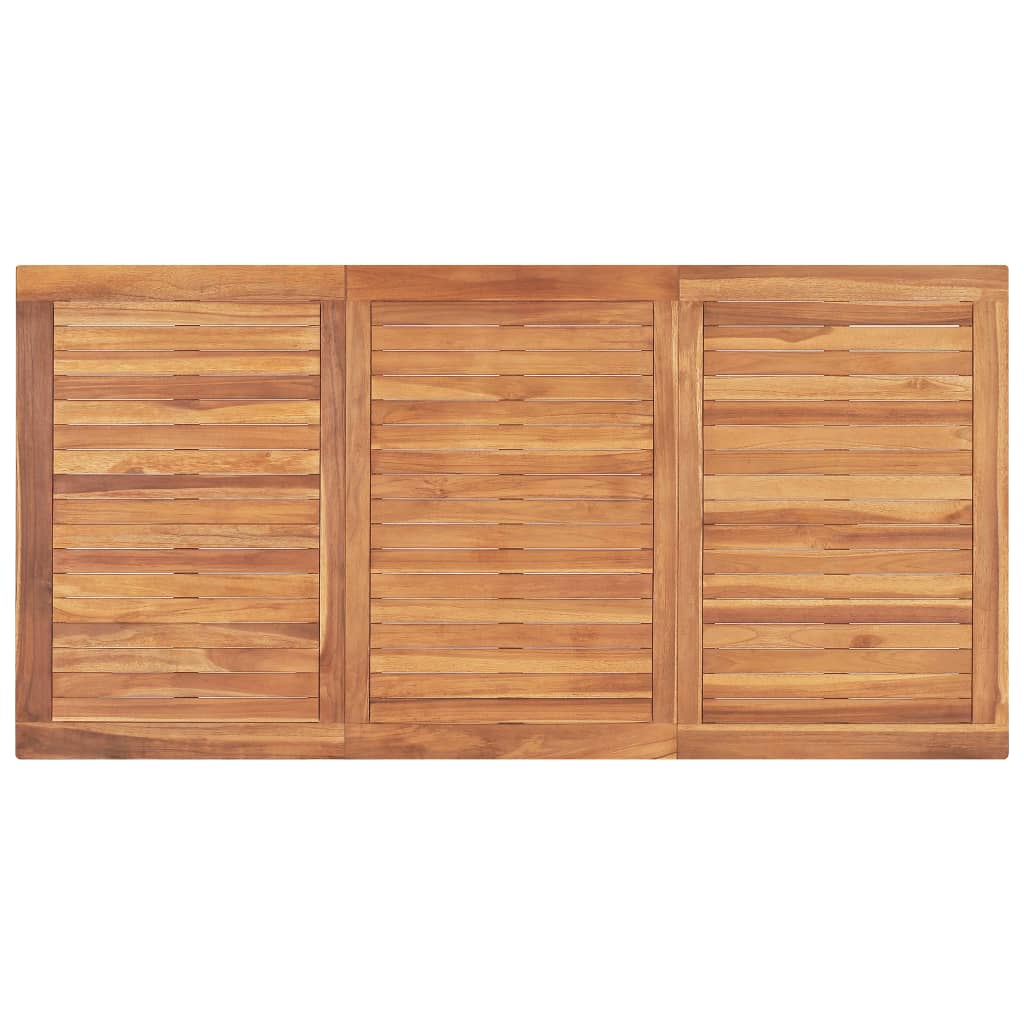Vrtni blagovaonski stol 160x80x77 cm puno tikovino drvo
