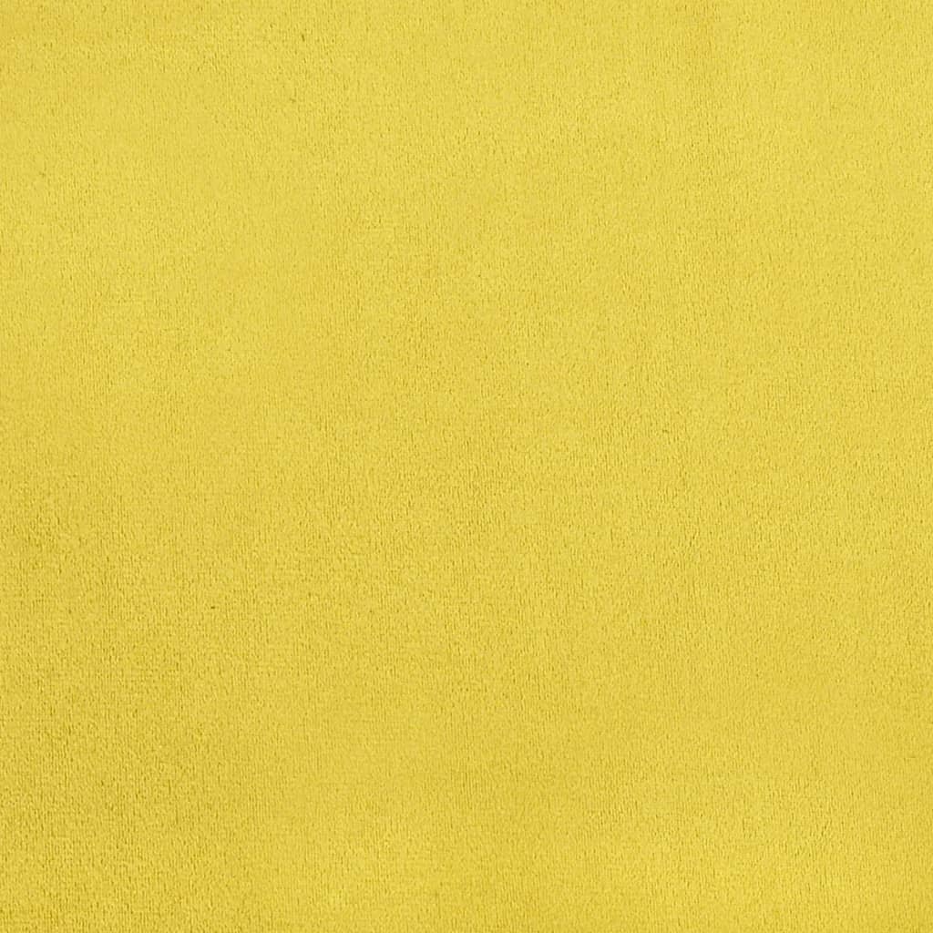 Esszimmerstühle 4 Stk. Senfgelb Samt