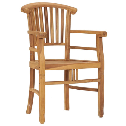 3-piece garden dining set solid teak