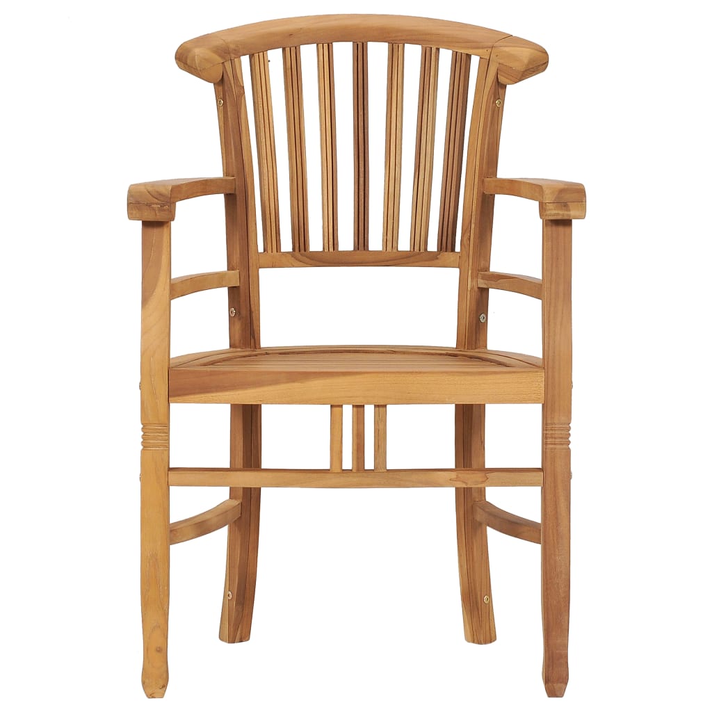 3-piece garden dining set solid teak