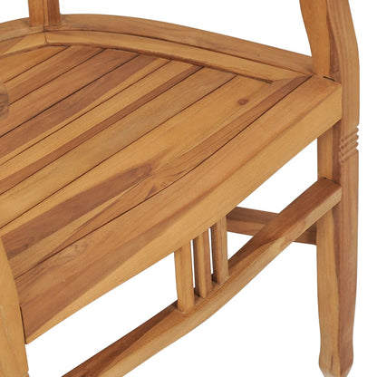 3-piece garden dining set solid teak