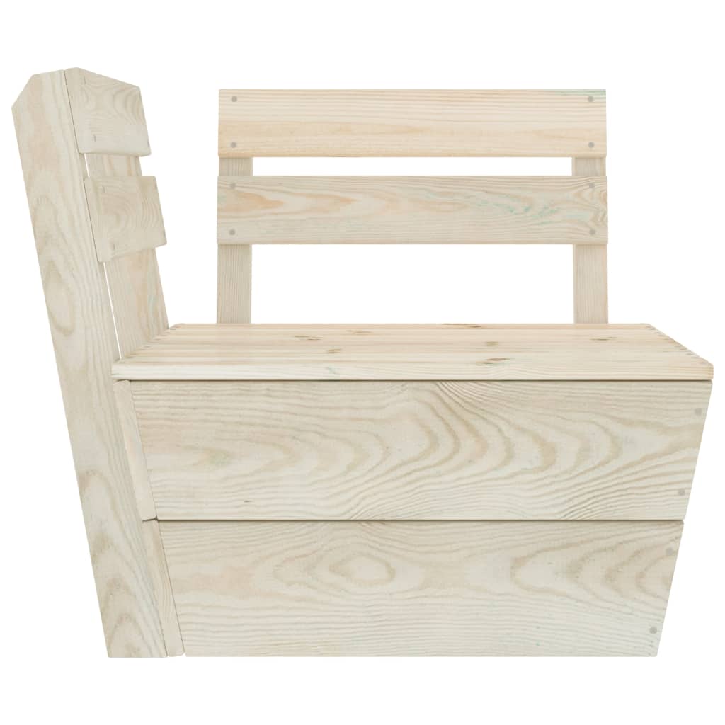 8-piece garden pallet lounge set Impregnated spruce wood