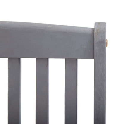 Folding garden chairs 2 pcs. with cushions solid wood acacia