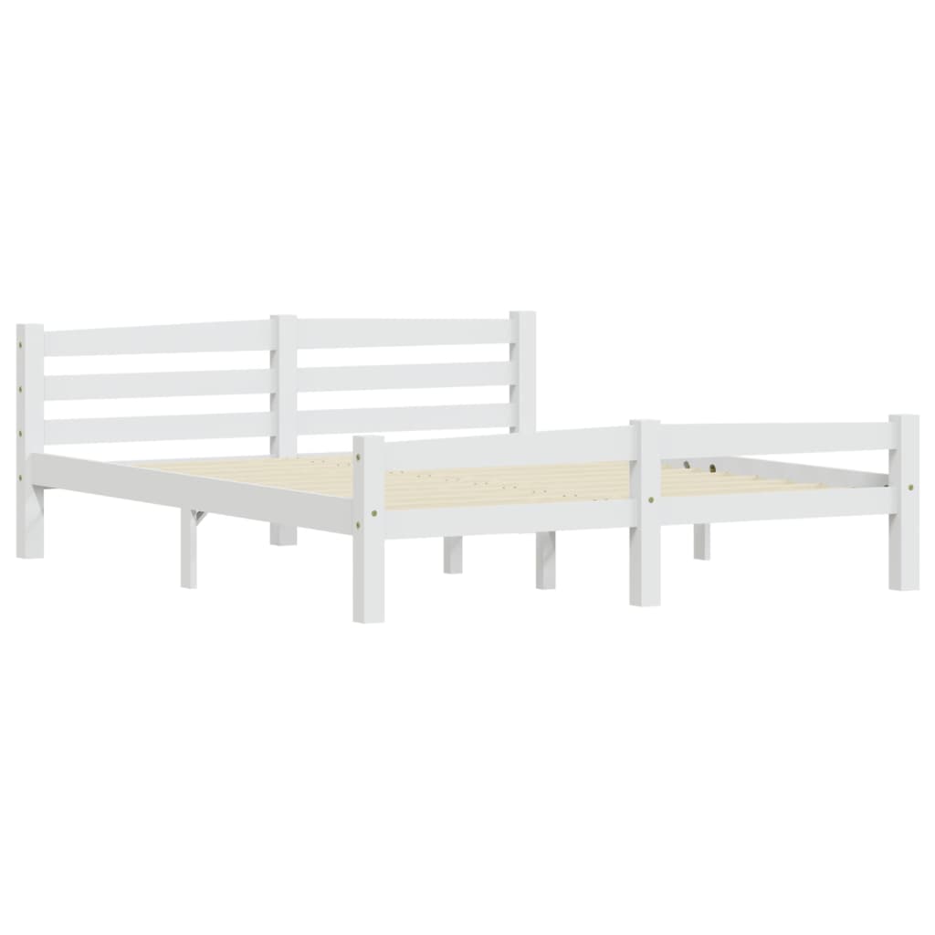 Solid wood bed white pine 160x200 cm