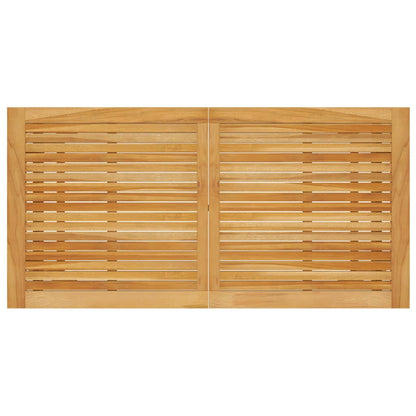 5-piece garden dining set dark grey