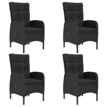 5-tlg. Garten-Essgruppe Schwarz