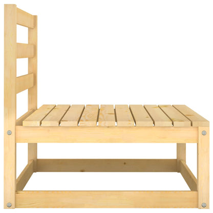 3-piece garden lounge set solid pine
