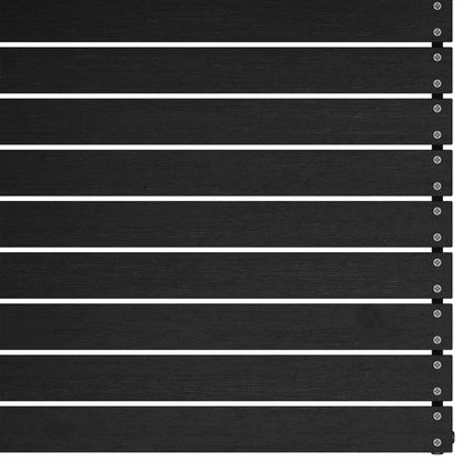 2 kom. Vrtna garnitura za sjedenje s jastucima od punog crnog bora