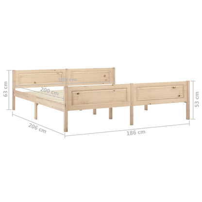 Massivholzbett Kiefer 180x200 cm