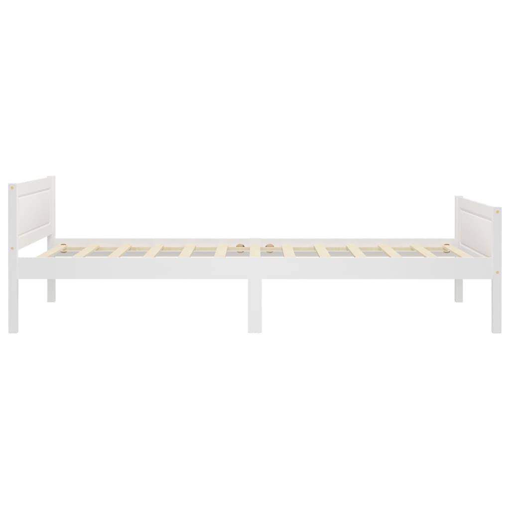 Solid wood bed white pine 90x200 cm