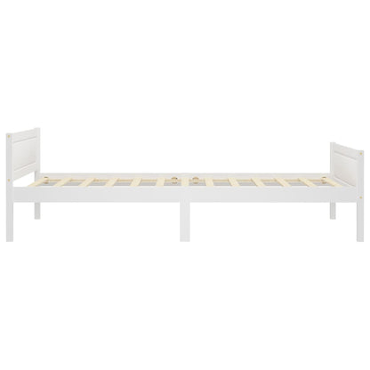 Solid wood bed white pine 90x200 cm
