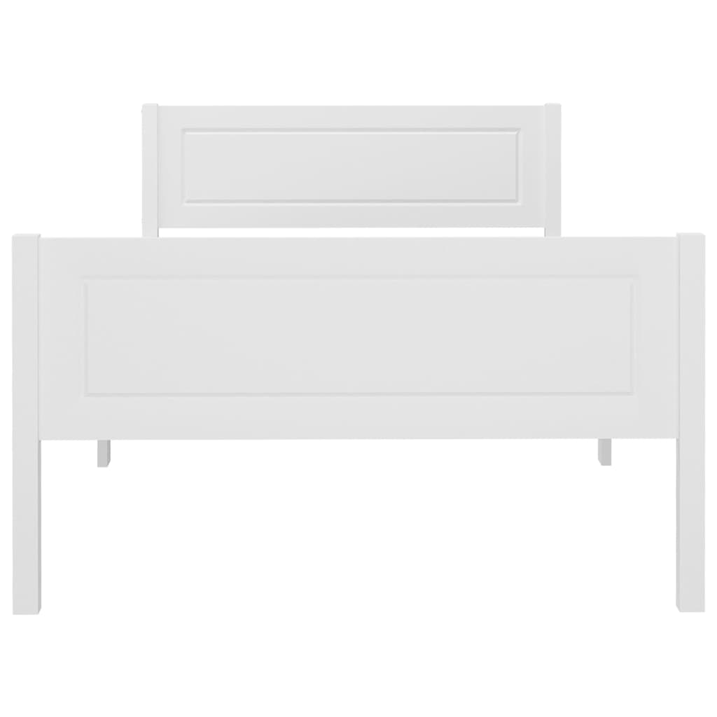 Solid wood bed white pine 90x200 cm