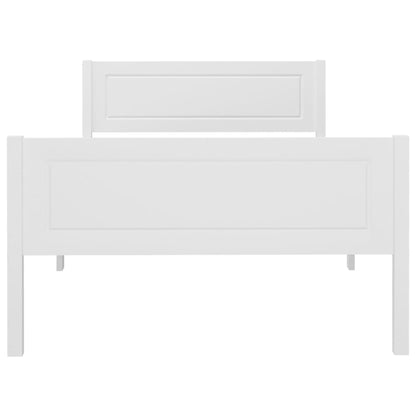 Solid wood bed white pine 90x200 cm