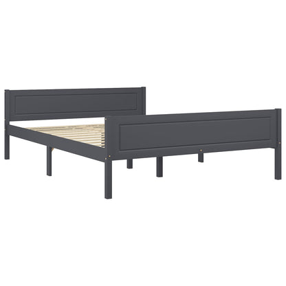Solid wood bed pine grey 160x200 cm