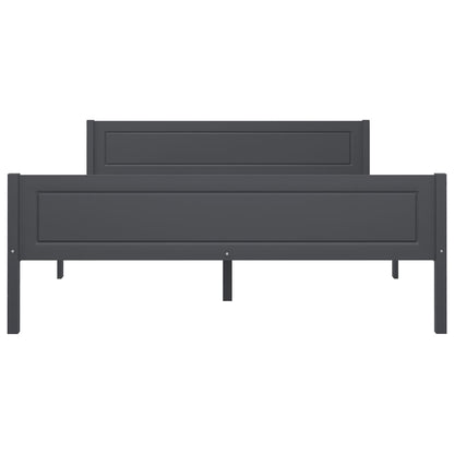 Solid wood bed pine grey 160x200 cm